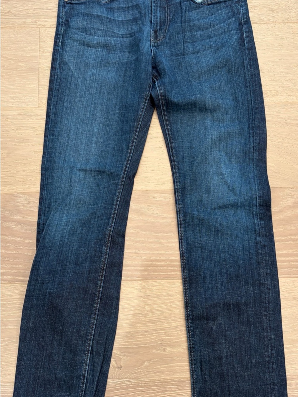 7 For All Mankind Men Slim Jeans - Dark Blue Wash